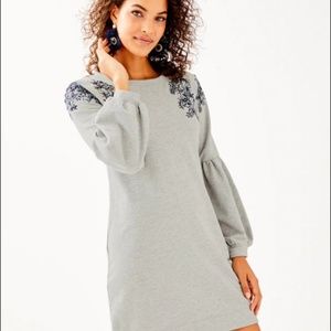 Lilly Pulitzer Bartlett Sweatshirt Dress SZ S